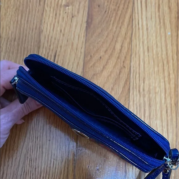 Coach Floral Blue and Pink Clutch - Picture 5 of 5